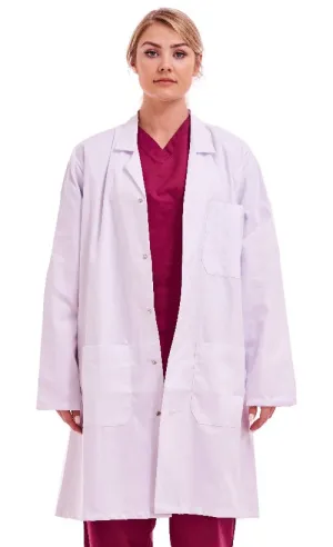 Unisex Lab Doctors Coat White Warehouse Hygiene DIY Coat